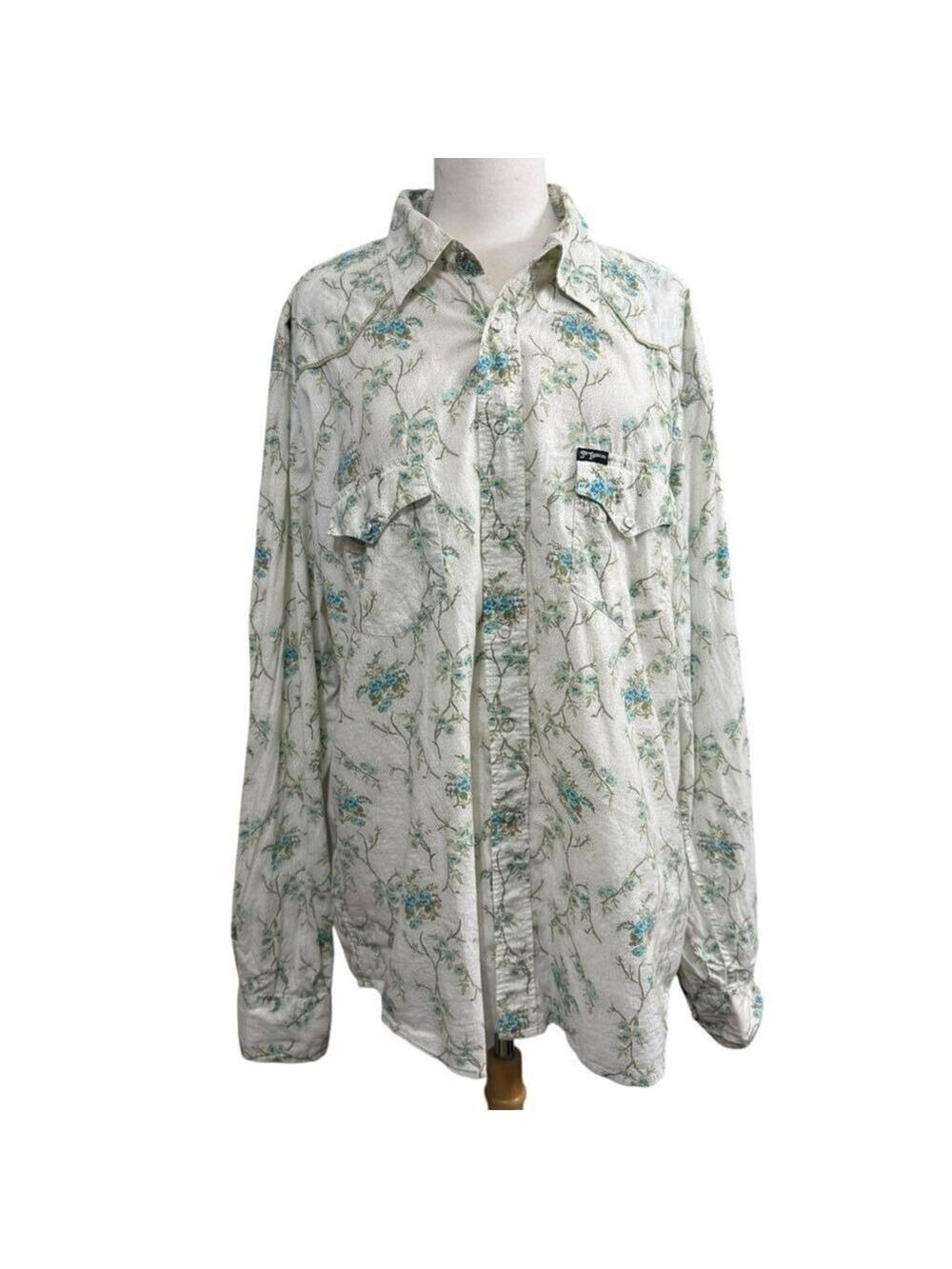 Southern Thread Shirt XXL White‎ Blue